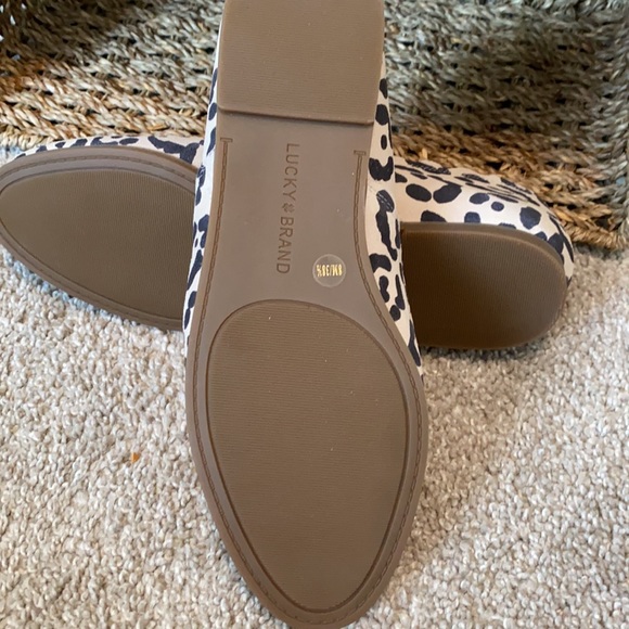 NWOT Lucky Brand Leopard shoes sz 8 - Picture 6 of 6